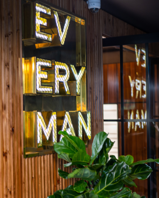 Everyman light up sign